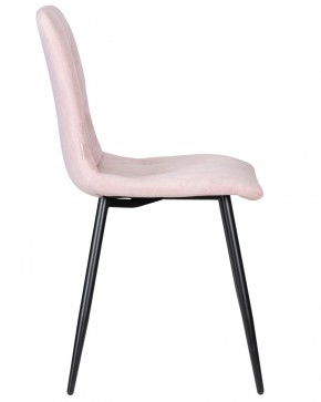 Стул обеденный DOBRIN CHILLY ROMBO, Розовый Simple 03, основание черное в Агрызе - agryz.ok-mebel.com | фото 3