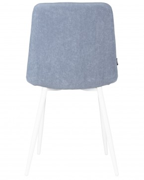 Стул обеденный DOBRIN CHILLY ROMBO, Серо-голубой Simple 26, основание белый в Агрызе - agryz.ok-mebel.com | фото 5