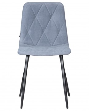 Стул обеденный DOBRIN CHILLY ROMBO, Серо-голубой Simple 26, основание черное в Агрызе - agryz.ok-mebel.com | фото 6
