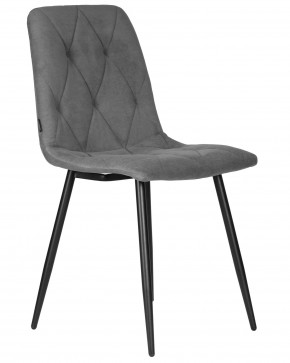 Стул обеденный DOBRIN CHILLY ROMBO, Серый Simple 33, основание черное в Агрызе - agryz.ok-mebel.com | фото 2
