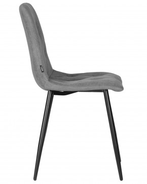 Стул обеденный DOBRIN CHILLY ROMBO, Серый Simple 33, основание черное в Агрызе - agryz.ok-mebel.com | фото 3