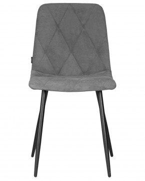 Стул обеденный DOBRIN CHILLY ROMBO, Серый Simple 33, основание черное в Агрызе - agryz.ok-mebel.com | фото 6