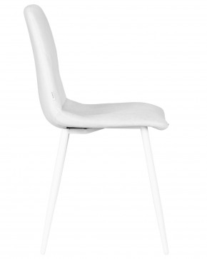 Стул обеденный DOBRIN CHILLY ROMBO, Светло-серый Simple 29, основание белое в Агрызе - agryz.ok-mebel.com | фото 3