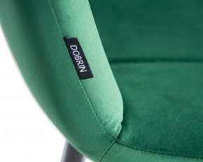Стул обеденный DOBRIN CHILLY, Темно-зеленый Holland 30, основание черное в Агрызе - agryz.ok-mebel.com | фото 10