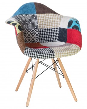 Стул обеденный DOBRIN DAW PATCHWORK, цвет сиденья мозаика в Агрызе - agryz.ok-mebel.com | фото