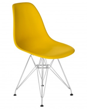 Стул обеденный DOBRIN DSR, ножки хром, цвет желтый (Y-01) в Агрызе - agryz.ok-mebel.com | фото 2