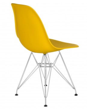 Стул обеденный DOBRIN DSR, ножки хром, цвет желтый (Y-01) в Агрызе - agryz.ok-mebel.com | фото 4