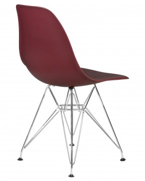 Стул обеденный DOBRIN DSR, ножки хром, цвет сливовый (R-13) в Агрызе - agryz.ok-mebel.com | фото 4