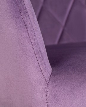 Стул обеденный DOBRIN ROBERT, черные матовые ножки, велюр V108-45 Темно-фиолетовый в Агрызе - agryz.ok-mebel.com | фото 7