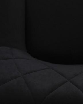 Стул обеденный DOBRIN ROBY, ЭМАЛЬ ЧЕРНЫЙ МУАР велюр Catania Black в Агрызе - agryz.ok-mebel.com | фото 3