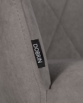 Стул обеденный DOBRIN ROBY, ЭМАЛЬ ЧЕРНЫЙ МУАР велюр Catania Cocoa в Агрызе - agryz.ok-mebel.com | фото 9