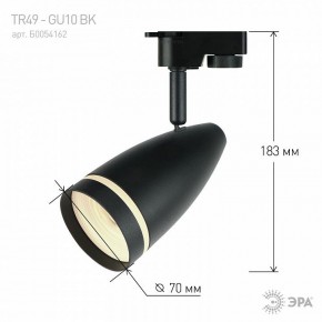 Светильник на штанге Эра  TR49 - GU10 BK в Агрызе - agryz.ok-mebel.com | фото 4
