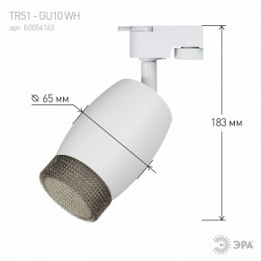 Светильник на штанге Эра  TR51 - GU10 WH в Агрызе - agryz.ok-mebel.com | фото 4