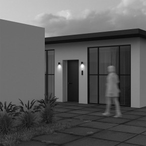 Светильник на штанге Maytoni Clyde O493WL-01B в Агрызе - agryz.ok-mebel.com | фото 4