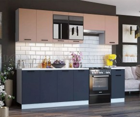 ТЕХНО Кухонный гарнитур 2,6 м Компоновка №3 в Агрызе - agryz.ok-mebel.com | фото 4