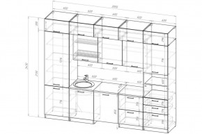 ТЕРЦИЯ Кухонный гарнитур Экстра 5 (3000 мм) в Агрызе - agryz.ok-mebel.com | фото 2