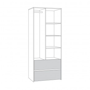 Торонто Шкаф для одежды 13.333 в Агрызе - agryz.ok-mebel.com | фото 2
