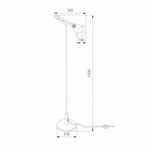 Торшер Eurosvet Enigma 01187/1 черный в Агрызе - agryz.ok-mebel.com | фото 4