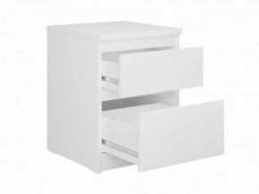 Тумба КАСТОР малая с двумя ящиками, цвет белый в Агрызе - agryz.ok-mebel.com | фото 2