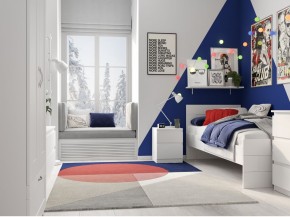 Тумба КАСТОР малая с двумя ящиками, цвет белый в Агрызе - agryz.ok-mebel.com | фото 3