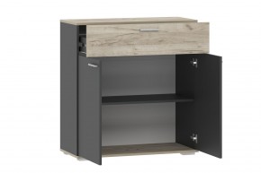 Тумба НМ 013.77 "Санти" (Антрацит/Крафт Серый) в Агрызе - agryz.ok-mebel.com | фото 2