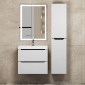 Тумба под раковину Uperwood Tanos 60 см, подвесная, белая/графит в Агрызе - agryz.ok-mebel.com | фото 13