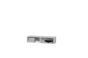 Тумба Подвесная 3 (белый/белый /белый лакобель) в Агрызе - agryz.ok-mebel.com | фото 3