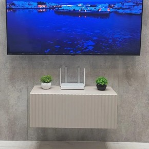 Тумба подвесная под ТВ LINES MTV1-MA 750 Бежевый (Леда-М 10.1.5) в Агрызе - agryz.ok-mebel.com | фото 5