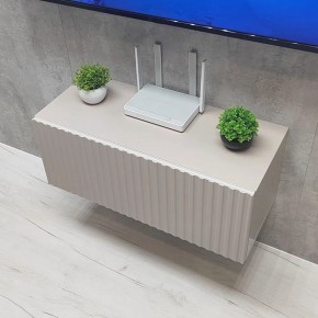 Тумба подвесная под ТВ LINES MTV1-MA 750 Бежевый (Леда-М 10.1.5) в Агрызе - agryz.ok-mebel.com | фото 6