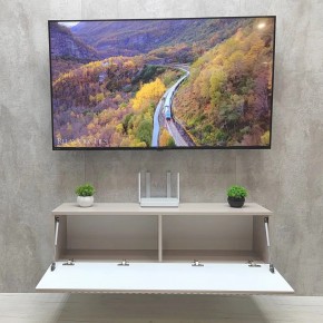 Тумба подвесная под ТВ LINES MTV4-MA 1150 Бежевый (Леда-М 10.1.5) в Агрызе - agryz.ok-mebel.com | фото 3
