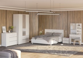 АДЕЛИНА Тумба прикроватная (белый рамух) в Агрызе - agryz.ok-mebel.com | фото 3