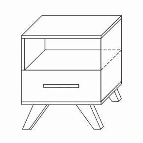 Тумба прикроватная Вега Скандинавия в Агрызе - agryz.ok-mebel.com | фото 7