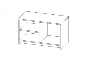 Тумба СИРИУС двухдверная низкая, цвет Дуб Венге в Агрызе - agryz.ok-mebel.com | фото 2