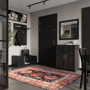 Тумба СИРИУС двухдверная низкая, цвет Дуб Венге в Агрызе - agryz.ok-mebel.com | фото 4