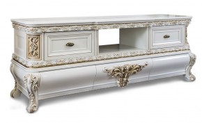 Тумба ТВ Алсу (белый глянец) в Агрызе - agryz.ok-mebel.com | фото 2