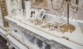 Тумба ТВ Алсу (белый глянец) в Агрызе - agryz.ok-mebel.com | фото 4