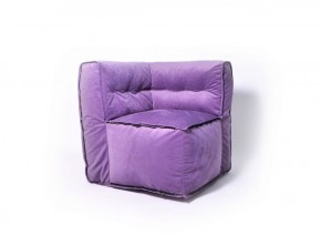 Угловое модульное бескаркасное кресло Комфорт (Фиолет велюр) в Агрызе - agryz.ok-mebel.com | фото
