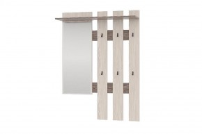 Вешалка с зеркалом ЛИРА (Бодега темный/светлый) в Агрызе - agryz.ok-mebel.com | фото