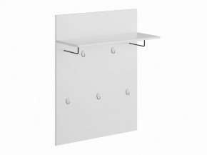 Вешалка СИРИУС настенная с полкой, цвет белый в Агрызе - agryz.ok-mebel.com | фото 2