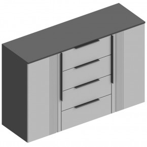 ВИТА Комод 2-ств c 4 ящиками в Агрызе - agryz.ok-mebel.com | фото