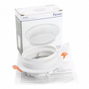 Встраиваемый светильник Feron DL502 51089 в Агрызе - agryz.ok-mebel.com | фото 9