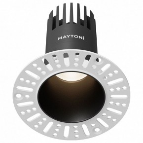 Встраиваемый светильник Maytoni Dip DL120-10W-4K-TRS-B в Агрызе - agryz.ok-mebel.com | фото