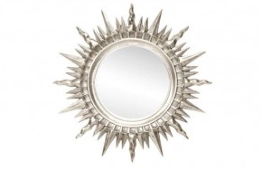 Зеркало круглое серебро (1810(1) в Агрызе - agryz.ok-mebel.com | фото 1