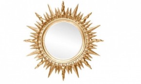 Зеркало круглое золото (1810(1) в Агрызе - agryz.ok-mebel.com | фото